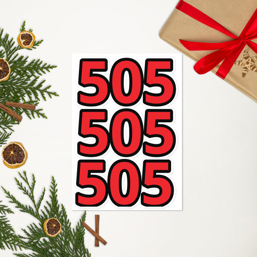 Highway555 Sticker sheet