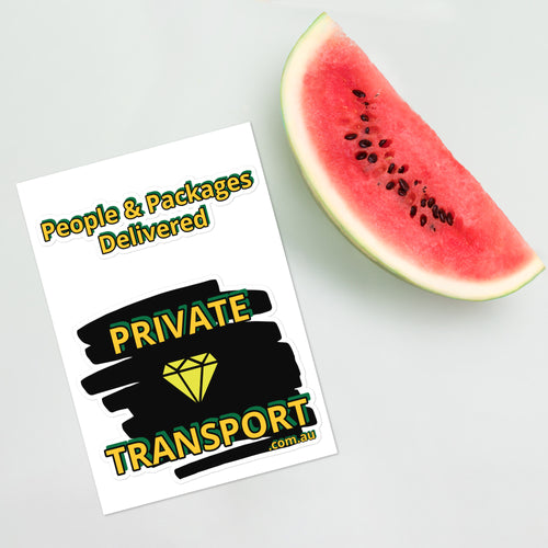Highway555 Private Transport Sticker sheet