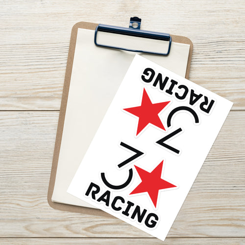 3 Star Racing Sticker Sheet