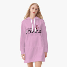 Load image into Gallery viewer, BUT  FIRST COFFEE Women&#39;s Hoodie Dress