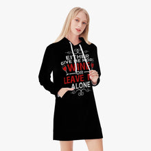 Load image into Gallery viewer, Wine or Else Women&#39;s Hoodie Dress