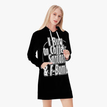 Load image into Gallery viewer, THE F-BOMB Women&#39;s Hoodie Dress