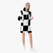 Load image into Gallery viewer, CHECKER Women&#39;s Hoodie Dress