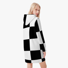 Load image into Gallery viewer, CHECKER Women&#39;s Hoodie Dress