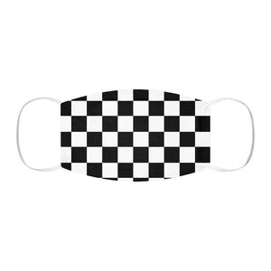 Checkered Flag Face Mask                  PRINTED IN THE UK ALLOW 40 DAYS FOR DELIVERY