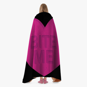 BITE ME Hoodie Blanket