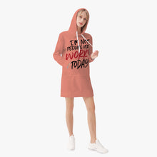 Load image into Gallery viewer, NOT WORKY TODAY  Women&#39;s Hoodie Dress