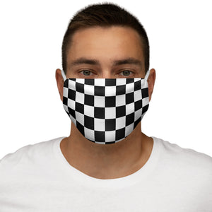 Checkered Flag Face Mask                  PRINTED IN THE UK ALLOW 40 DAYS FOR DELIVERY