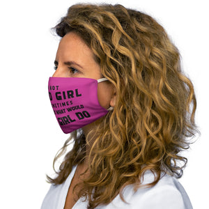 I'M NOT A BAD GIRL Face Mask           PRINTED IN THE UK ALLOW 40 DAYS FOR DELIVERY