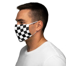 Load image into Gallery viewer, Checkered Flag Face Mask                  PRINTED IN THE UK ALLOW 40 DAYS FOR DELIVERY