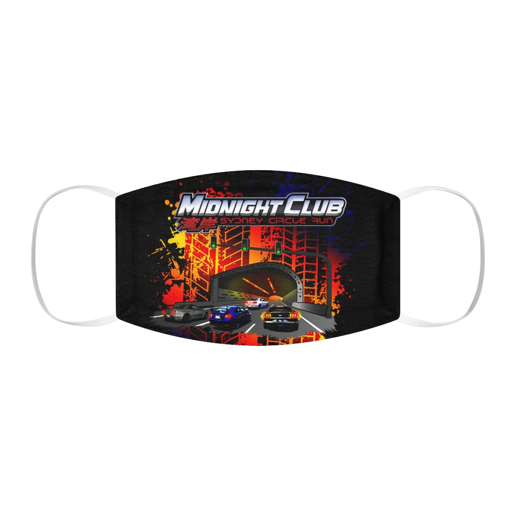 MIDNIGHT CLUB Face Mask         PRINTED IN THE UK ALLOW 40 DAYS FOR DELIVERY