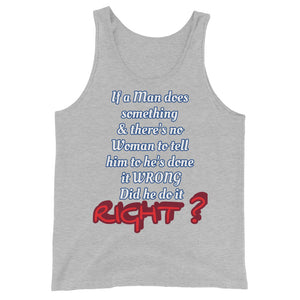 IF A MAN DOES SOMETHING Tank Top
