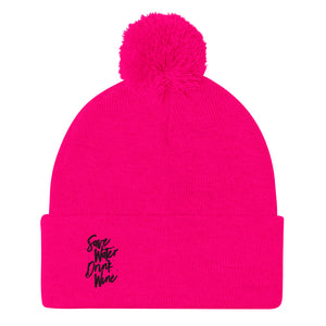 Save Water Pom-Pom Beanie