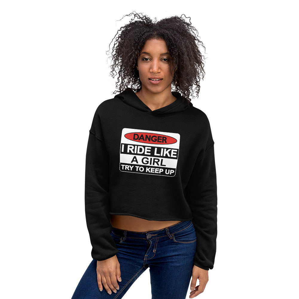 Danger Girl Crop Hoodie