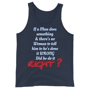 IF A MAN DOES SOMETHING Tank Top