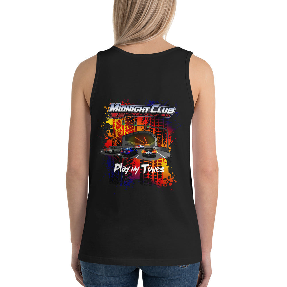 The Midnight Club back print Tank Top