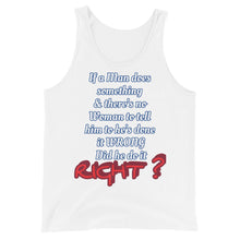 Load image into Gallery viewer, IF A MAN DOES SOMETHING Tank Top