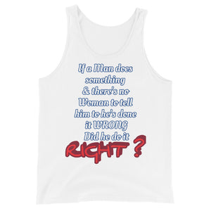IF A MAN DOES SOMETHING Tank Top