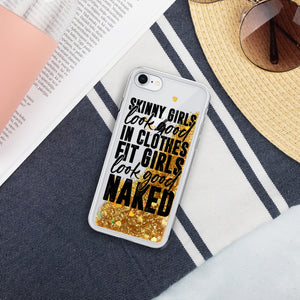 Fit Girls Liquid Glitter Phone Case