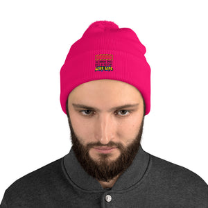 Live Life Pom-Pom Beanie