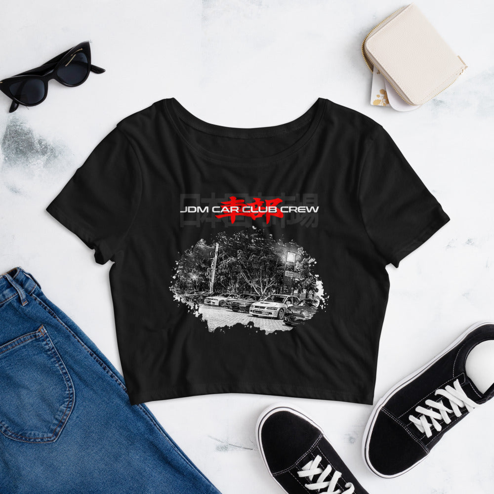 JDM Meet Up Women’s Crop Tee