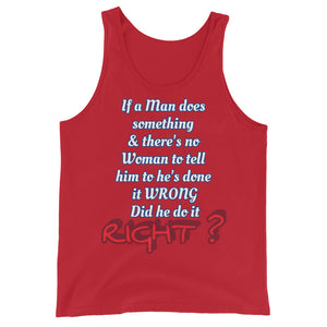 IF A MAN DOES SOMETHING Tank Top