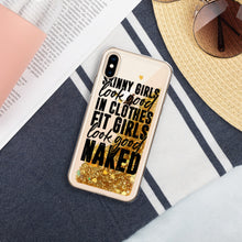 Load image into Gallery viewer, Fit Girls Liquid Glitter Phone Case