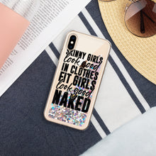 Load image into Gallery viewer, Fit Girls Liquid Glitter Phone Case