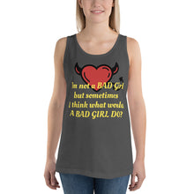 Load image into Gallery viewer, BAD GIRL Tank Top