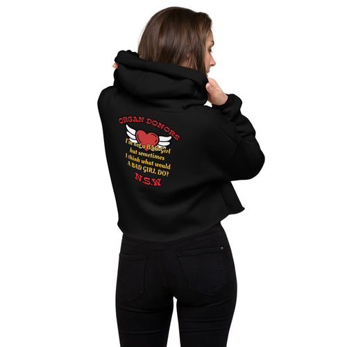 ORGAN DONORS  Crop Hoodie