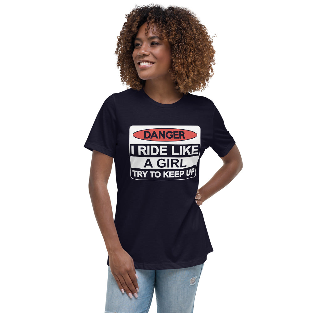 RIDE LIKE A GIRL Women's T-Shirt